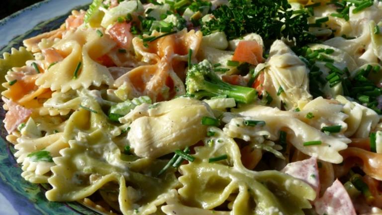 Tuxedo Bow-Tie Pasta Salad for Picnics and Potlucks Created by BecR2400
