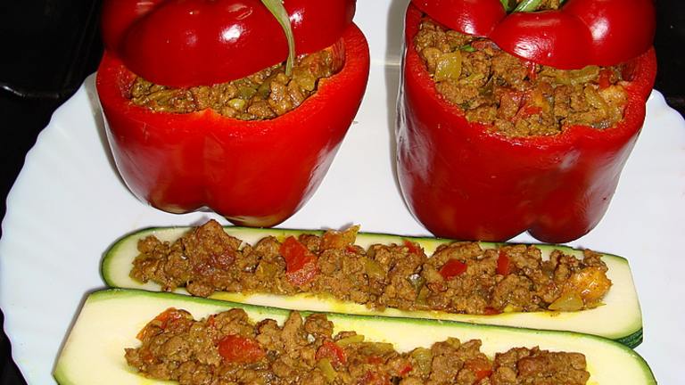 Spiced Ground Beef. for Stuffing Vegetables Created by Brian Holley
