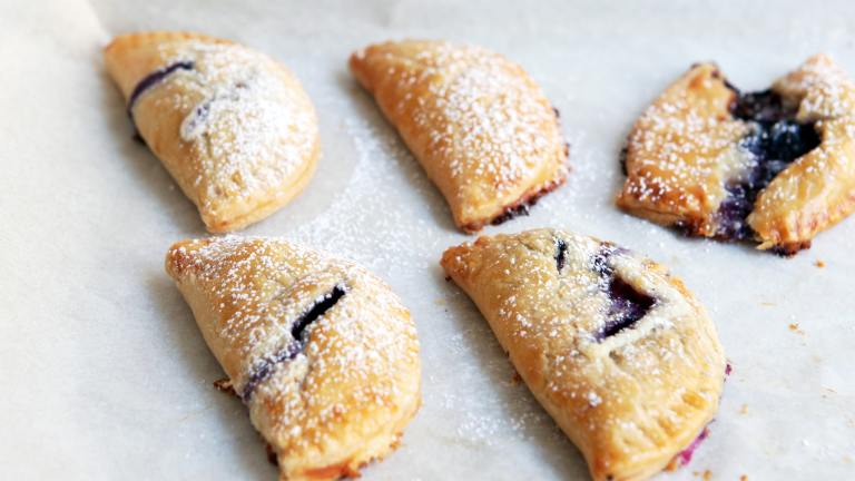 Blueberry and Mascarpone Turnovers Created by Diana Yen