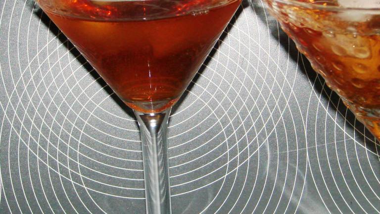 Cranberry Vodka Pama Martini Created by Boomette