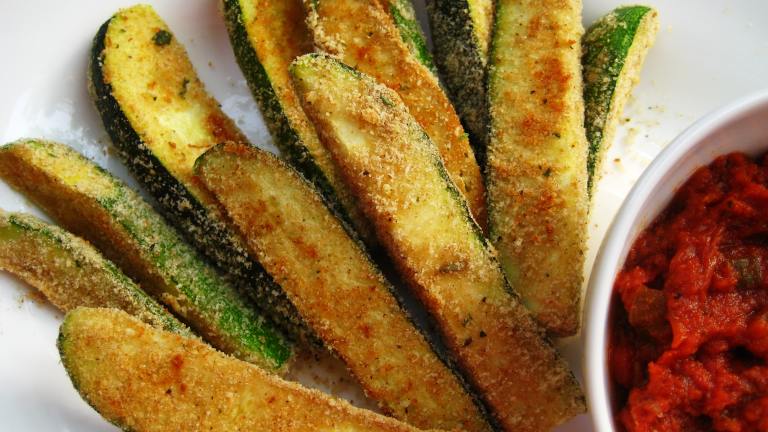 Oven-Fried Zucchini Sticks created by gailanng