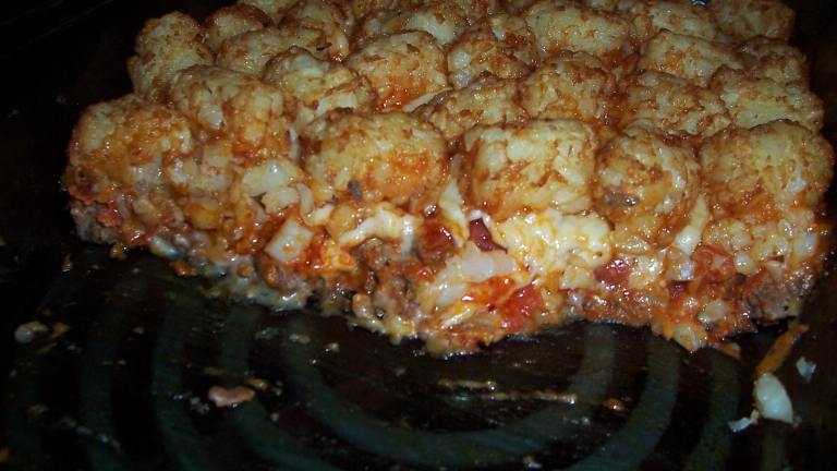 Tater Tot Pizza Casserole Created by mMadness97