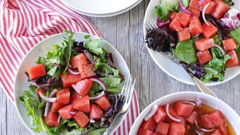 Watermelon Salad Created by DeliciousAsItLooks