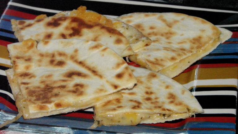 Nif's Very Basic Cheese Quesadillas Created by Boomette