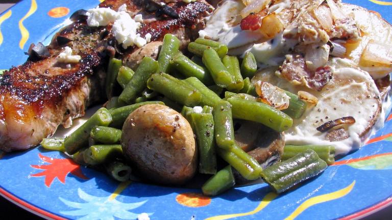 Green Beans With Mushrooms Created by lazyme
