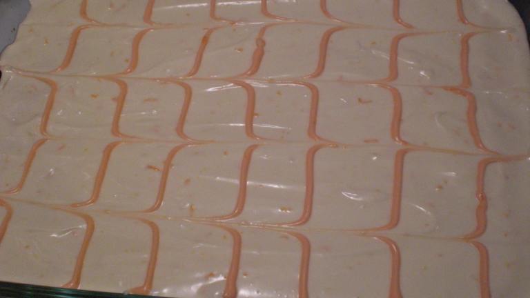 Chewy Orange Cream Cheese Bars created by Amber C.