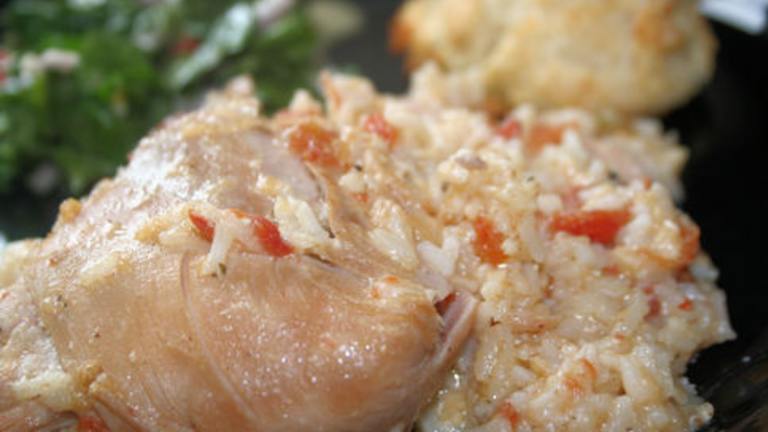 Cheesy Crock Pot Chicken With Rice created by Nimz_