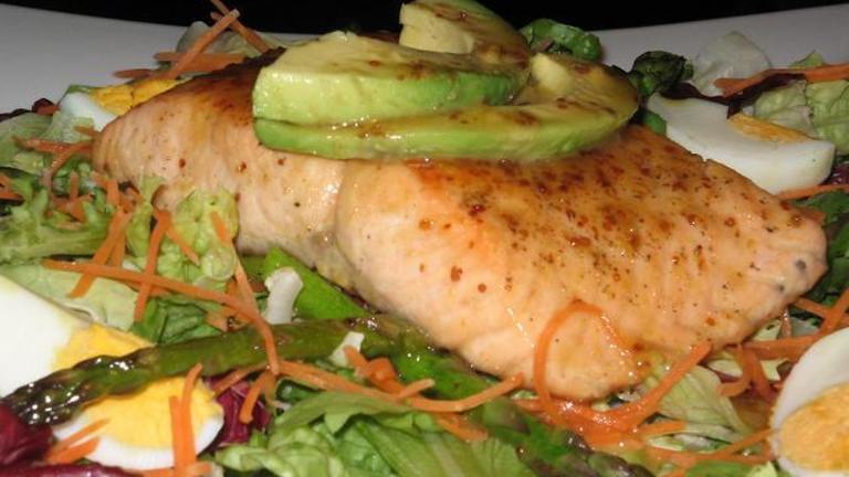 Grilled Salmon and Asparagus Salad Created by The Flying Chef