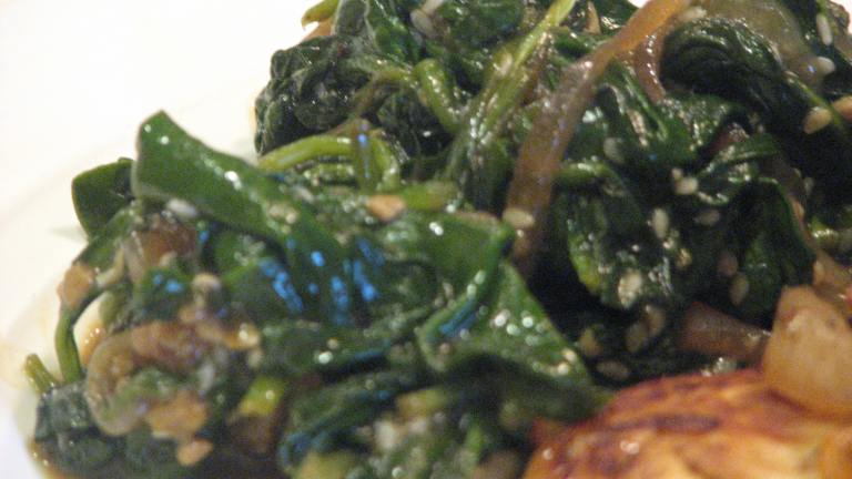 Sauteed Spinach With Sesame - Korean Recipe - Food.com