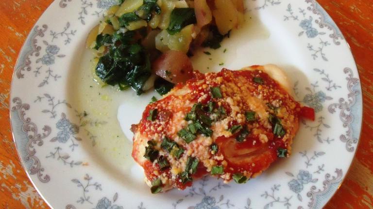 Potatoes With Green Sauce created by Maryland Jim