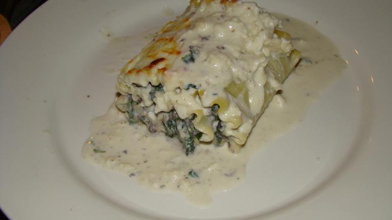 Lasagna Roll-Ups With Gorgonzola Cream Sauce created by spartanfish
