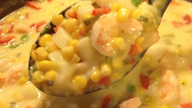 Southwest Shrimp and Corn Chowder Created by Stefanie M.