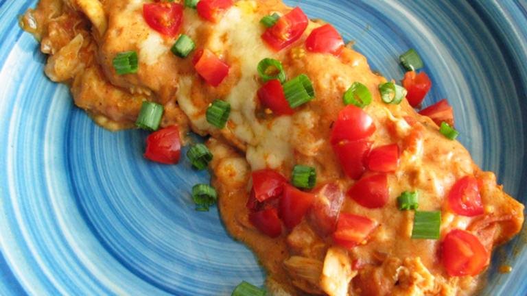 Easy Chicken and Cheese Enchiladas Created by flower7