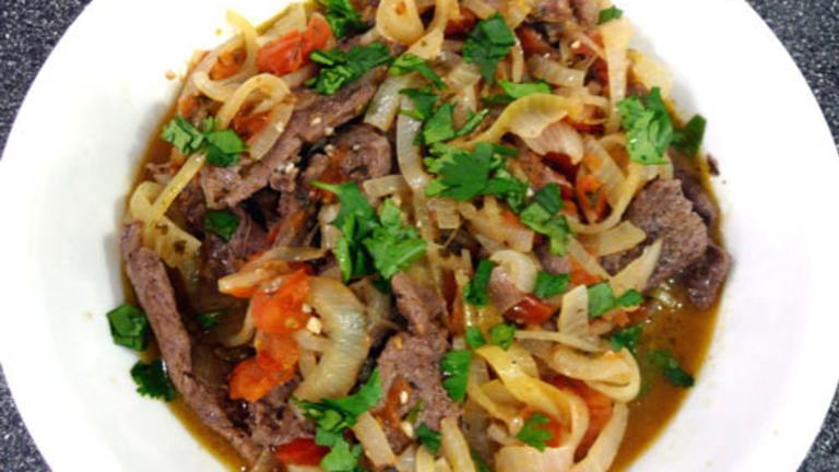 Portuguese Beef and Onions (Bifes De Cebolada) Created by Outta Here
