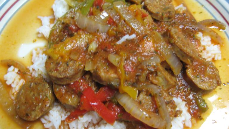 Sausage & Peppers- Slow Cooked created by Papa D 1946-2012