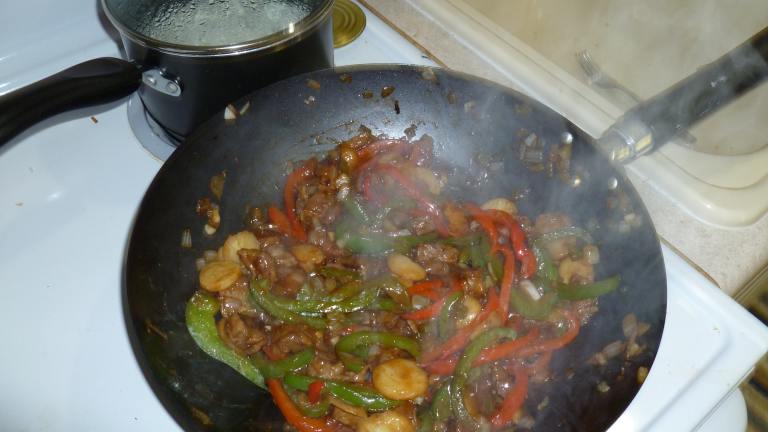 Beef and Peppers in Hoisin Sauce Created by Vyrianna