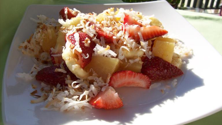Strawberry Banana Salad Created by Chef shapeweaver 