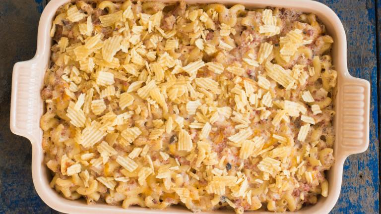 Potato Chip Corned Beef Casserole Created by Robin and Sue