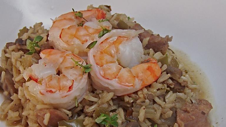 Dirty Rice With Sausage and Shrimp created by PaulaG