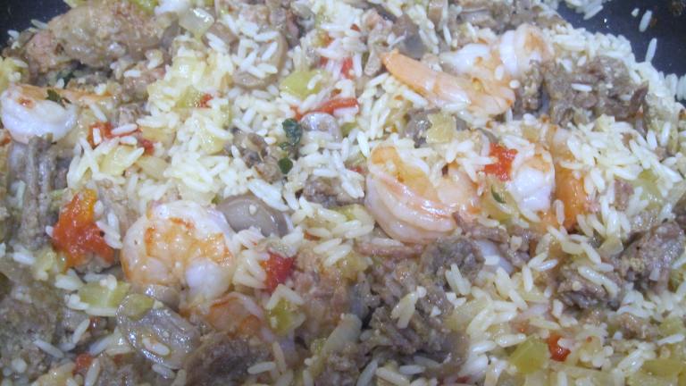 Dirty Rice With Sausage and Shrimp Created by mary winecoff