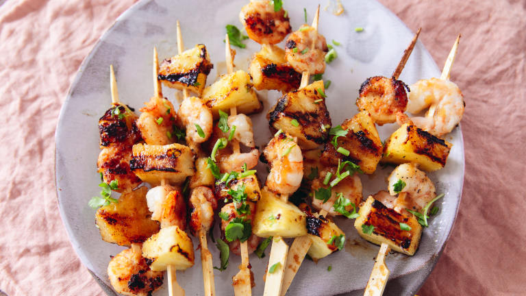 Pineapple-Glazed Shrimp Skewers Recipe - Food.com