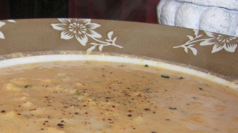 Caribbean Creamy Sweet Potato Soup Created by Baby Kato