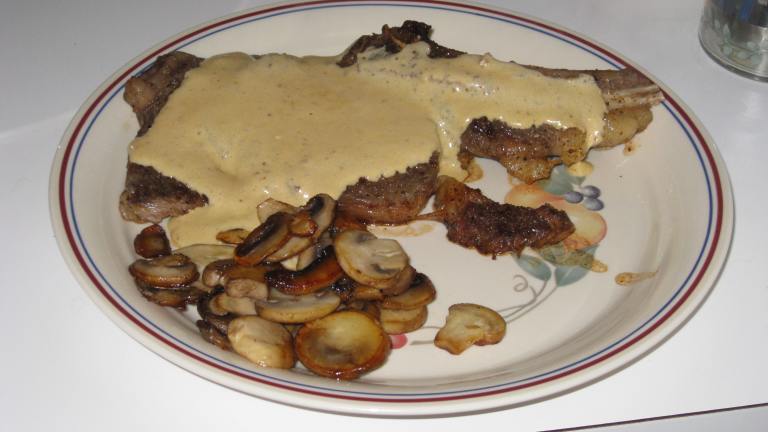 Steak Flambe Moutarde Created by FrenchBunny