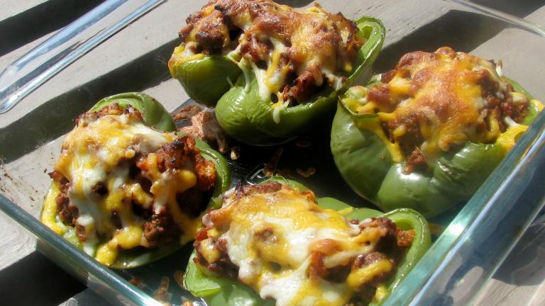 Weeknight Low-Carb Stuffed Bell Peppers created by lazyme