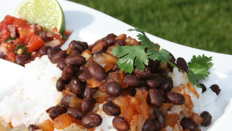 Cuban Black Beans and Rice (Quick) Created by Tinkerbell