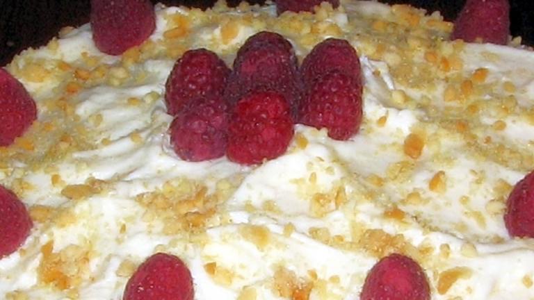 Raspberry Filled Cake With White Chocolate and Macadamias created by The Spice Guru