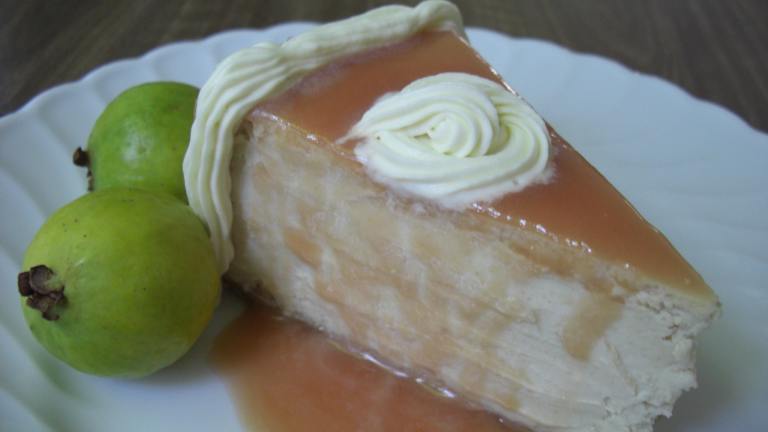 Guava Cheesecake With Cashew-Ginger Crust Created by Ms. Satparam