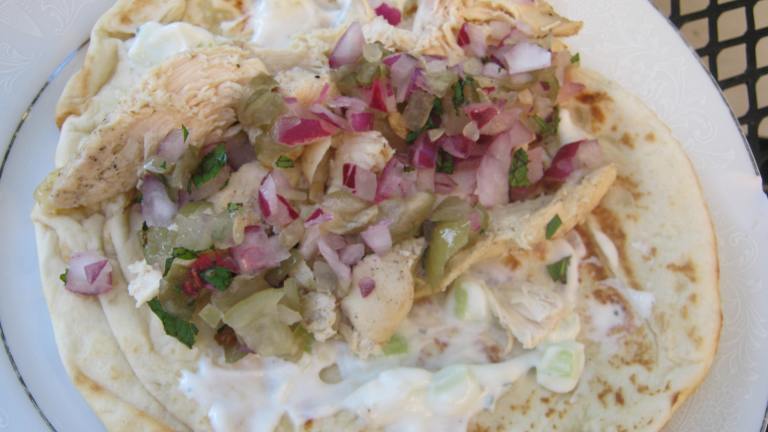Shawarma Djaj -- Chicken Shawarma (Lebanon -- Middle East) Created by mary winecoff