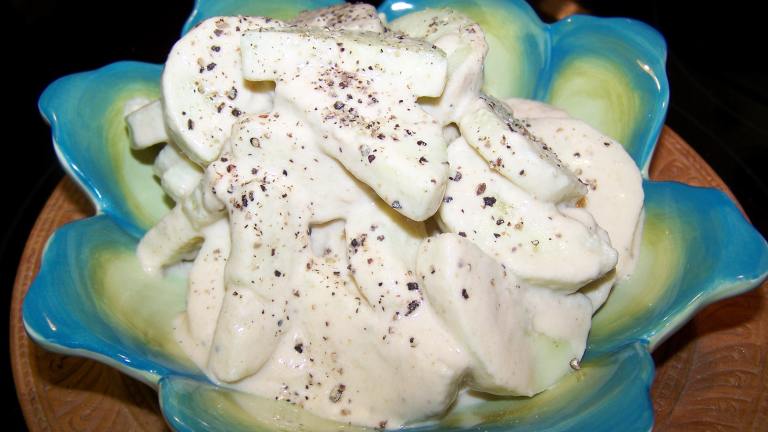 Cucumber Salad With Tahini Dressing created by Chef PotPie