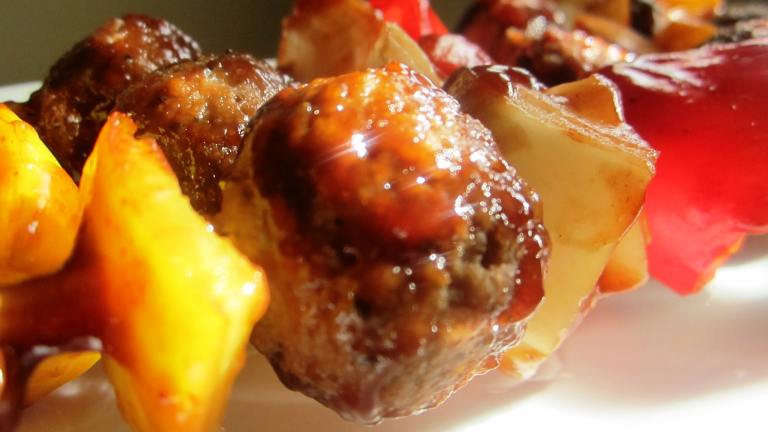 Easy Meatball Kebobs Created by gailanng