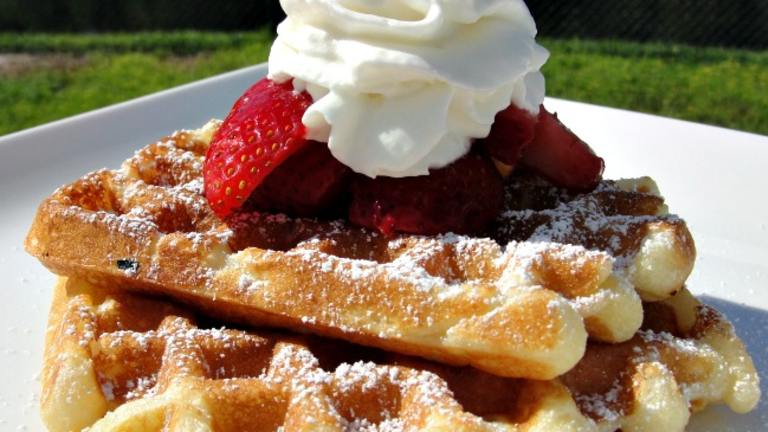 Breakfast on the Deck Sour Cream Waffles created by diner524