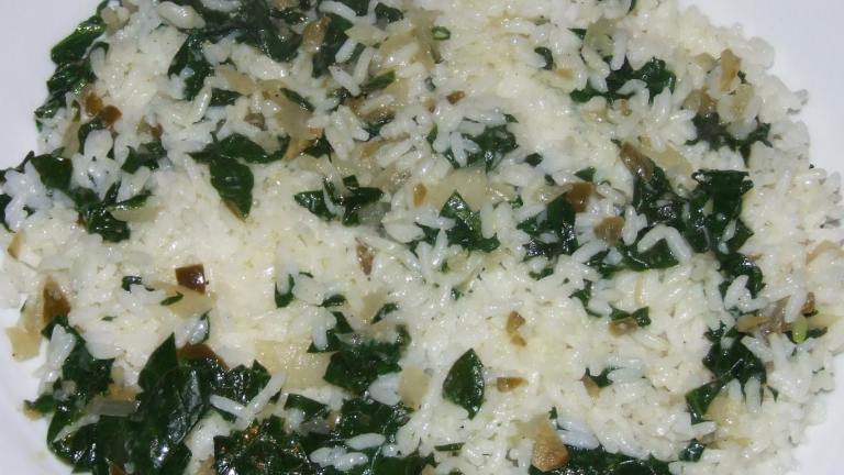 Spinach Rice created by Peter J
