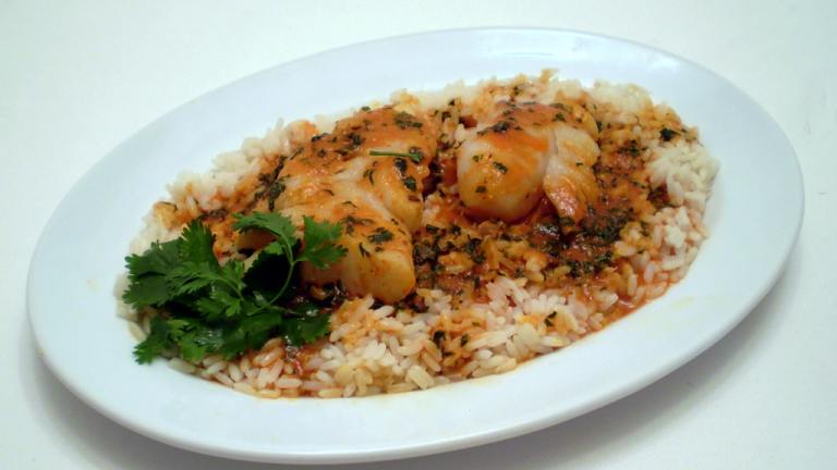 Blue-Eye Cod With Curry Sauce Created by TasteTester