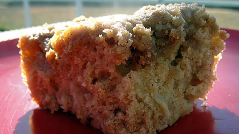 Apple Coffee Cake With Crumble Topping and Brown Sugar Glaze created by diner524