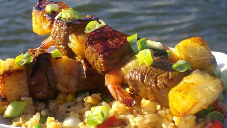 Surf & Turf Kabobs Created by The Flying Chef