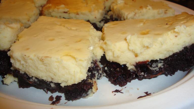 The Best Cheese Cake Brownies created by Carols Kitchen