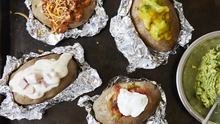 Easy Loaded Baked Potatoes (4 Ways) created by eabeler