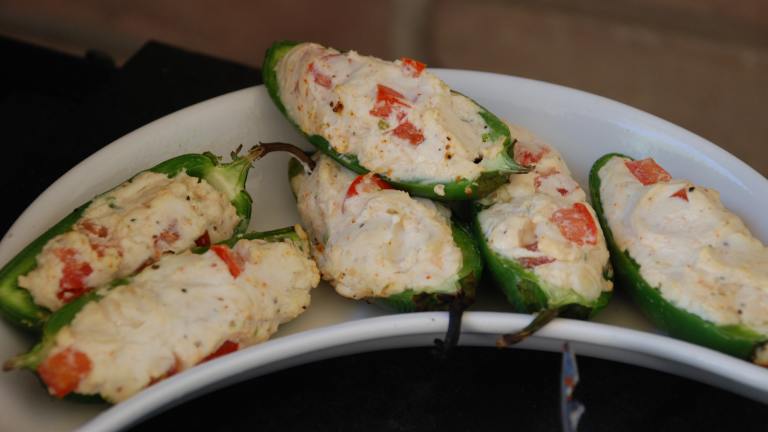 Grilled Pepper Poppers With Goat Cheese created by carmenskitchen