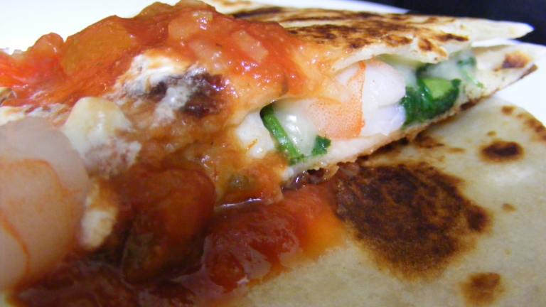 Cheesy Shrimp Quesadillas created by Sara 76