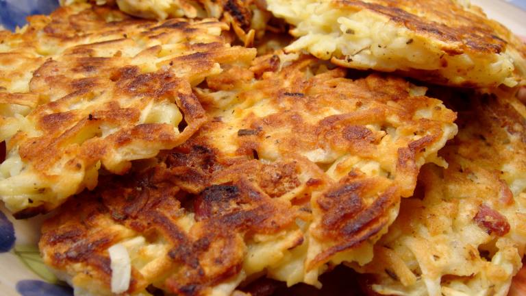 Bacon and Sage Potato Pancakes created by Lori Mama