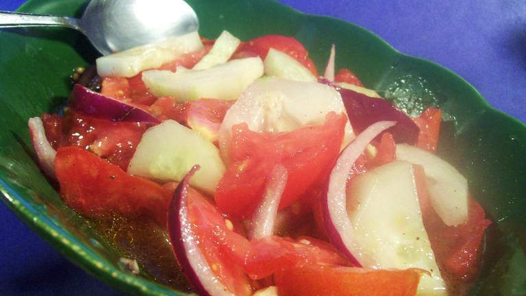 Cucumber Tomato Salad Created by Sharon123
