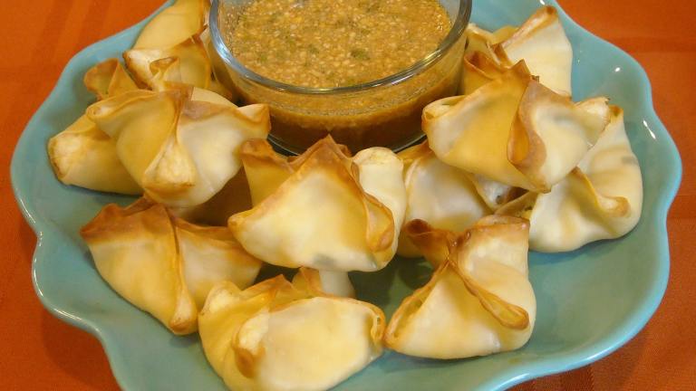 Baked Crab Rangoon With Thai Ginger-Lime Dipping Sauce Created by Northwestgal