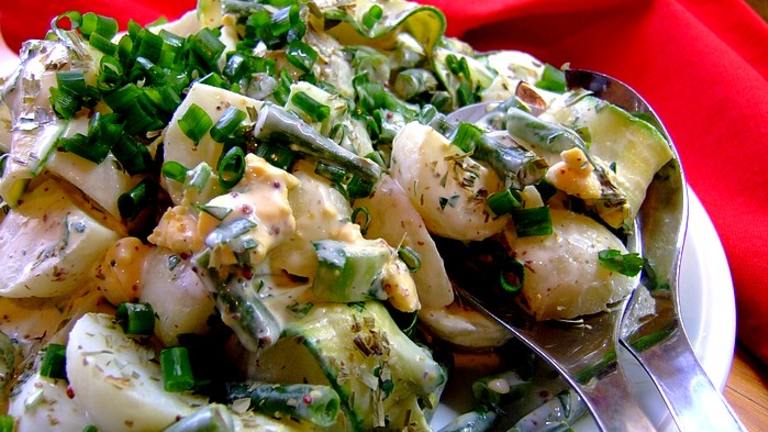Warm or Cold Potato Garden Salad Created by Zurie