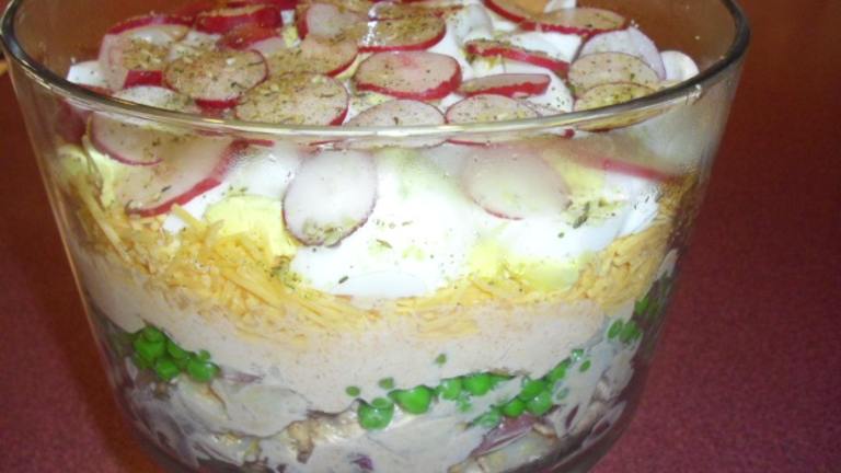 Seven Layer Potato Salad Created by CIndytc