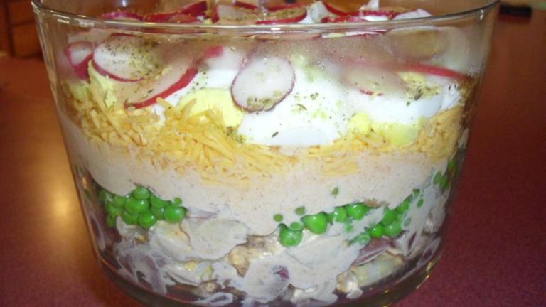 Seven Layer Potato Salad Created by CIndytc