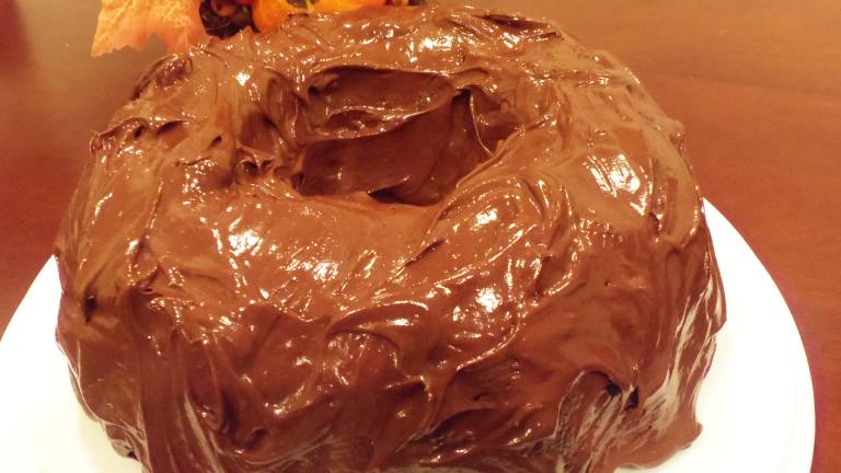 Chocolate Pound Cake With Chocolate Glaze Created by AZPARZYCH